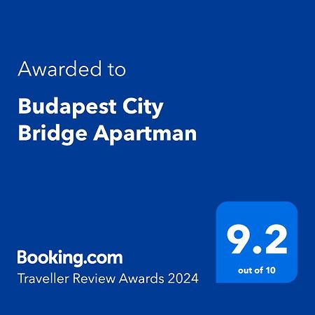 Budapest City Bridge Apartman 外观 照片